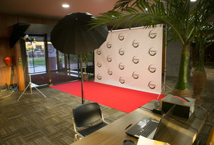 Photocall professionnel par photographe